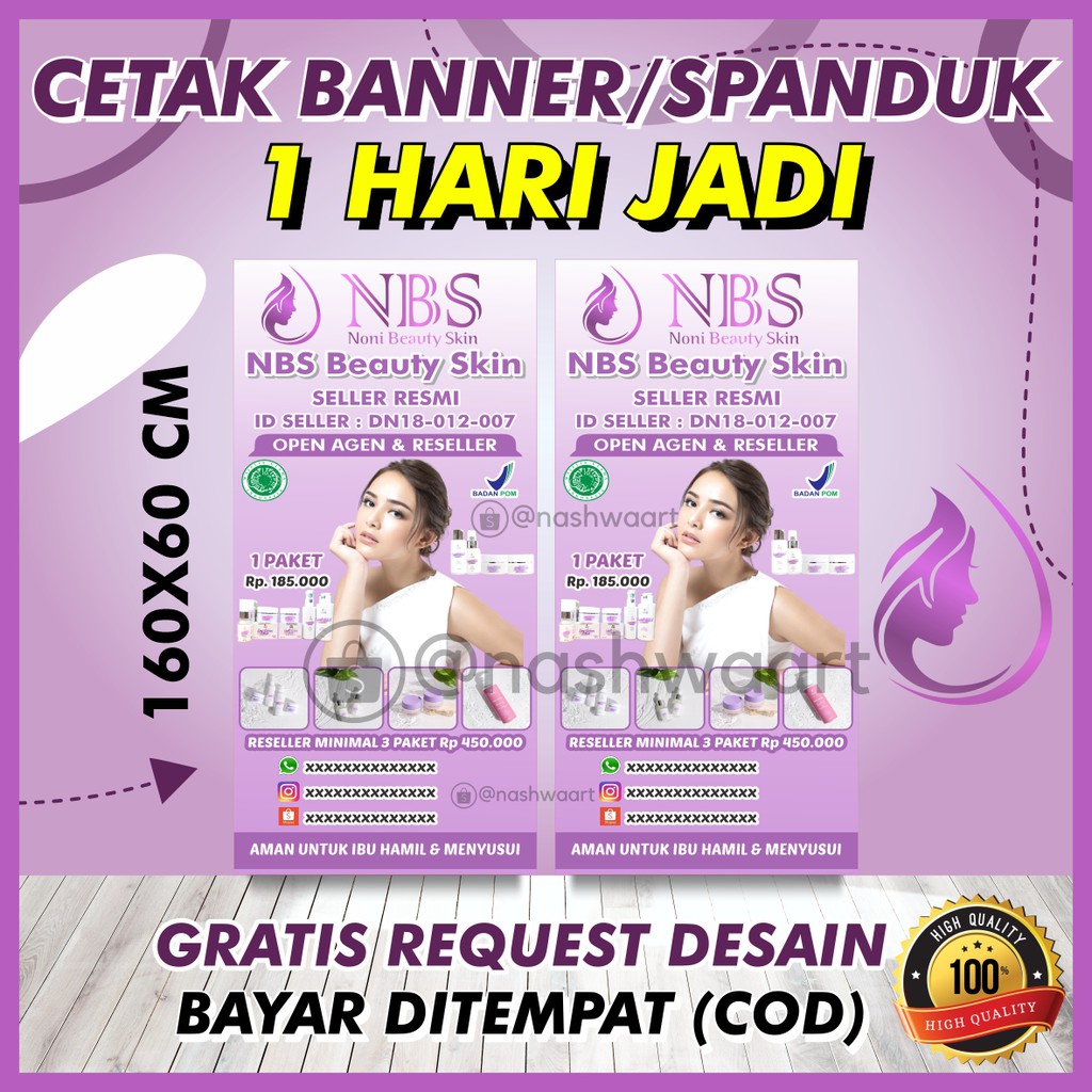 Detail Contoh Spanduk Kosmetik Nomer 25