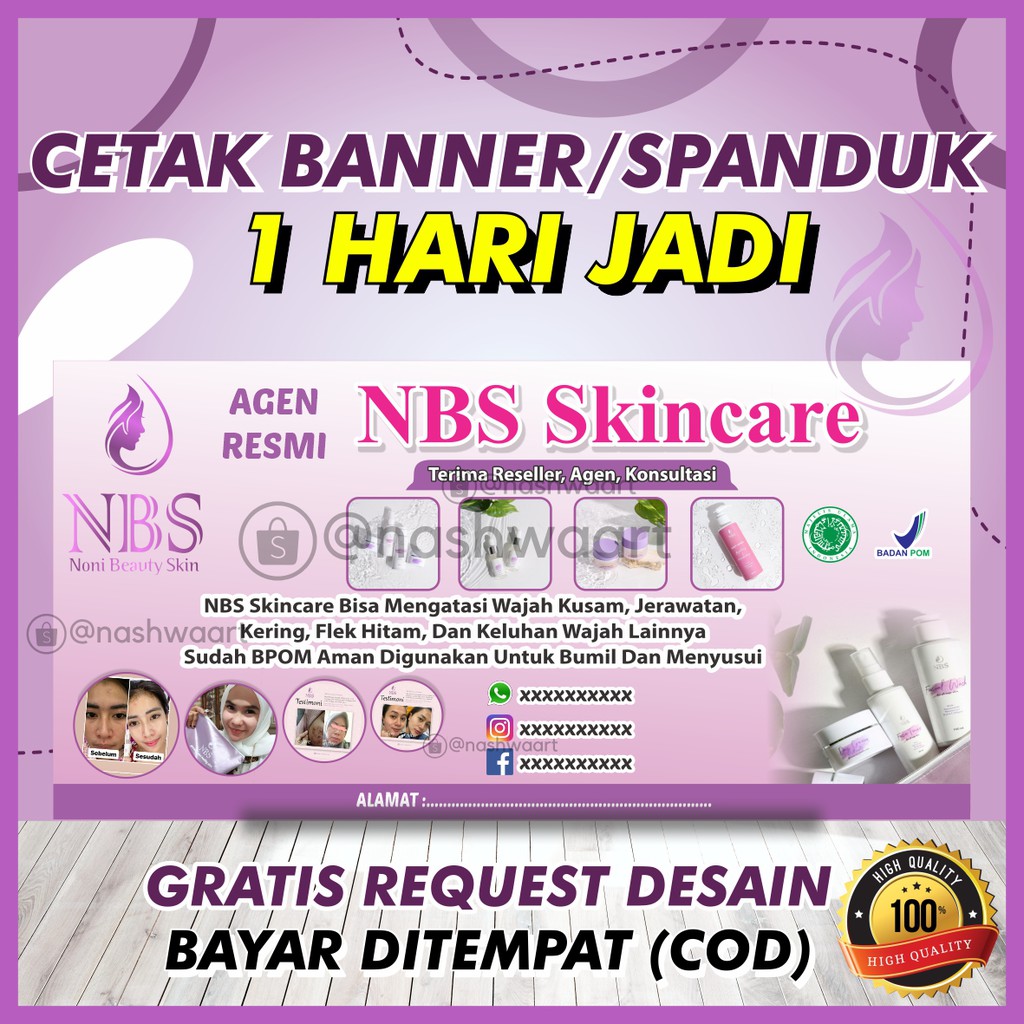 Detail Contoh Spanduk Kosmetik Nomer 53