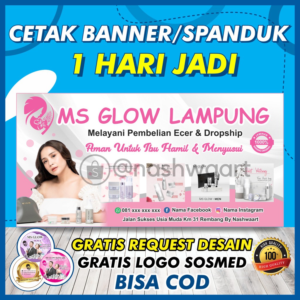 Detail Contoh Spanduk Kosmetik Nomer 8