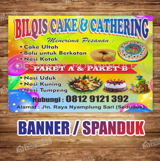 Detail Contoh Spanduk Kue Ultah Nomer 30