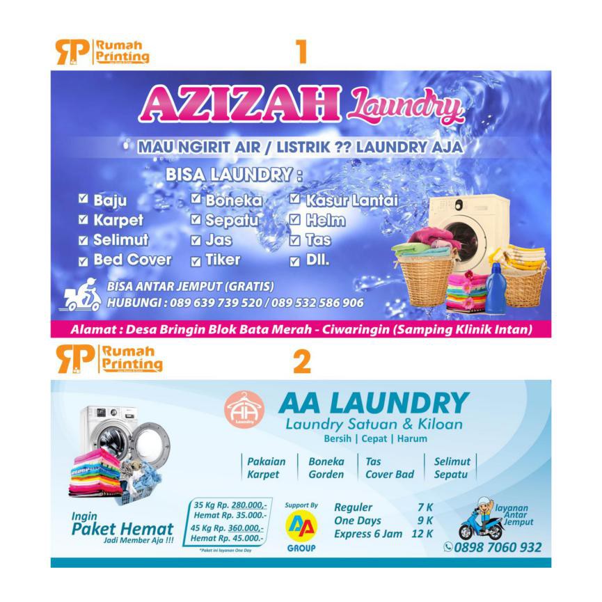 Detail Contoh Spanduk Laundry Nomer 2