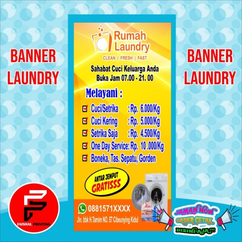 Detail Contoh Spanduk Laundry Nomer 10