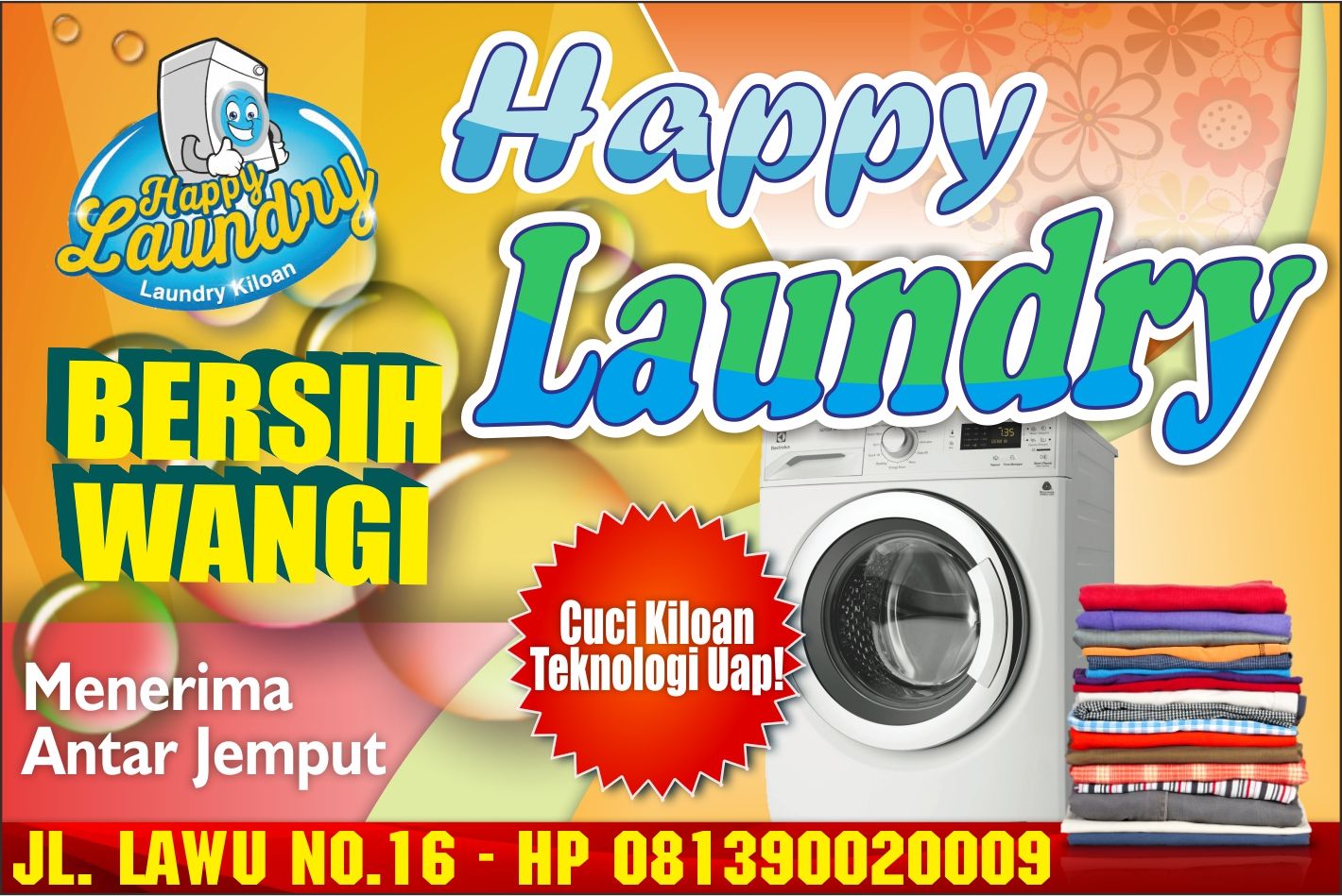 Detail Contoh Spanduk Laundry Simple Nomer 47