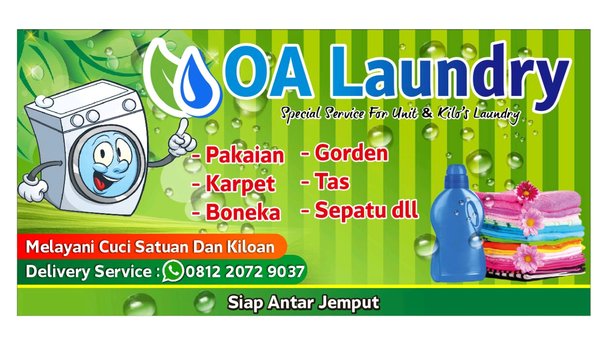 Detail Contoh Spanduk Laundry Simple Nomer 56