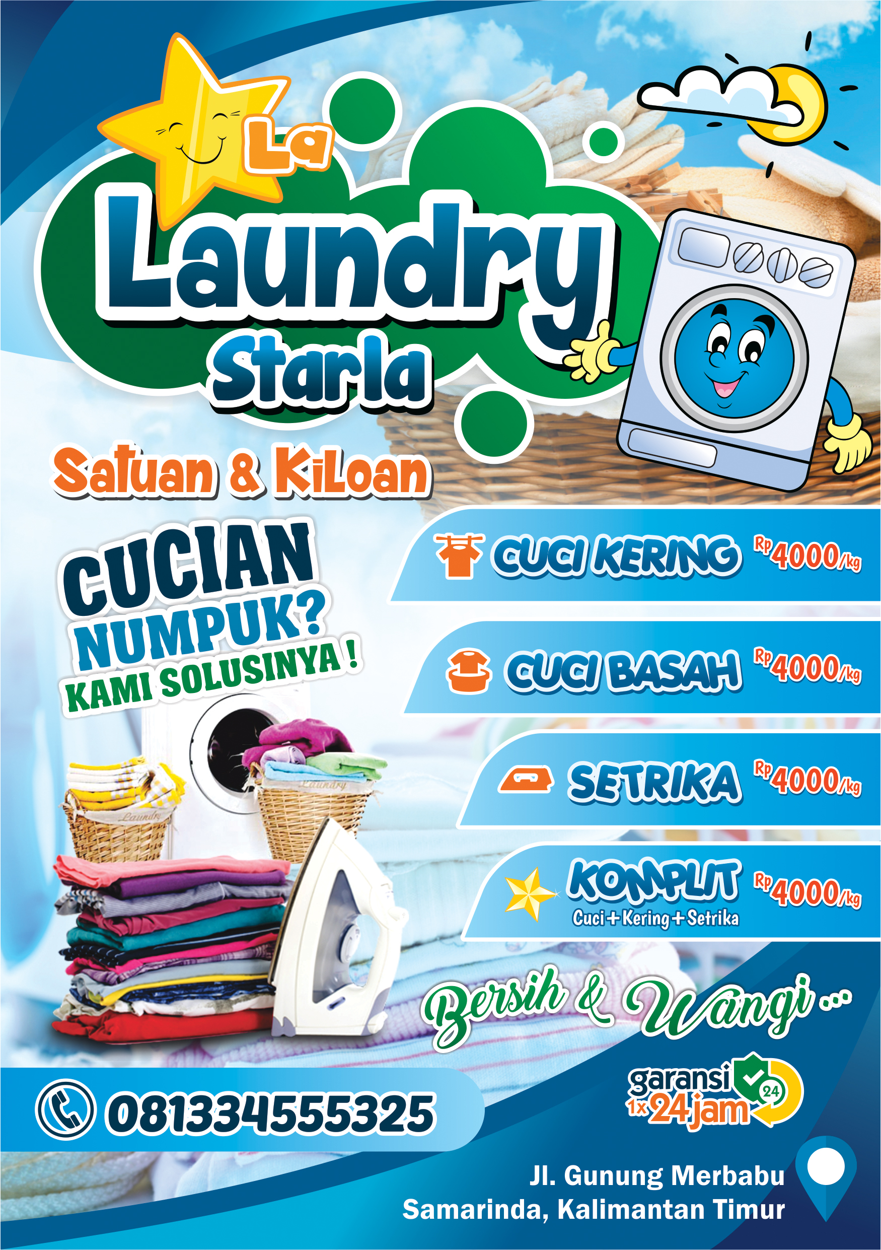 Contoh Spanduk Laundry Unik - KibrisPDR
