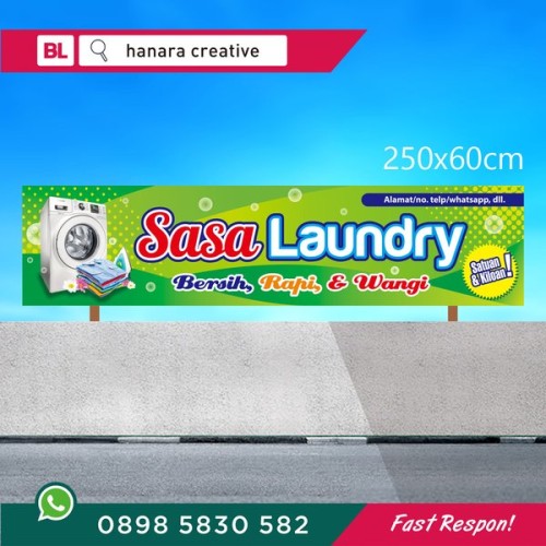 Detail Contoh Spanduk Laundry Unik Nomer 14