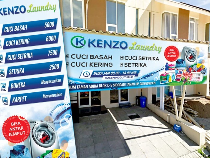 Detail Contoh Spanduk Laundry Unik Nomer 24