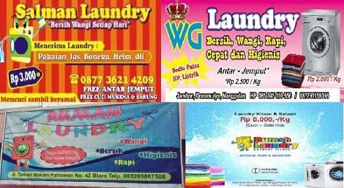 Detail Contoh Spanduk Laundry Unik Nomer 30