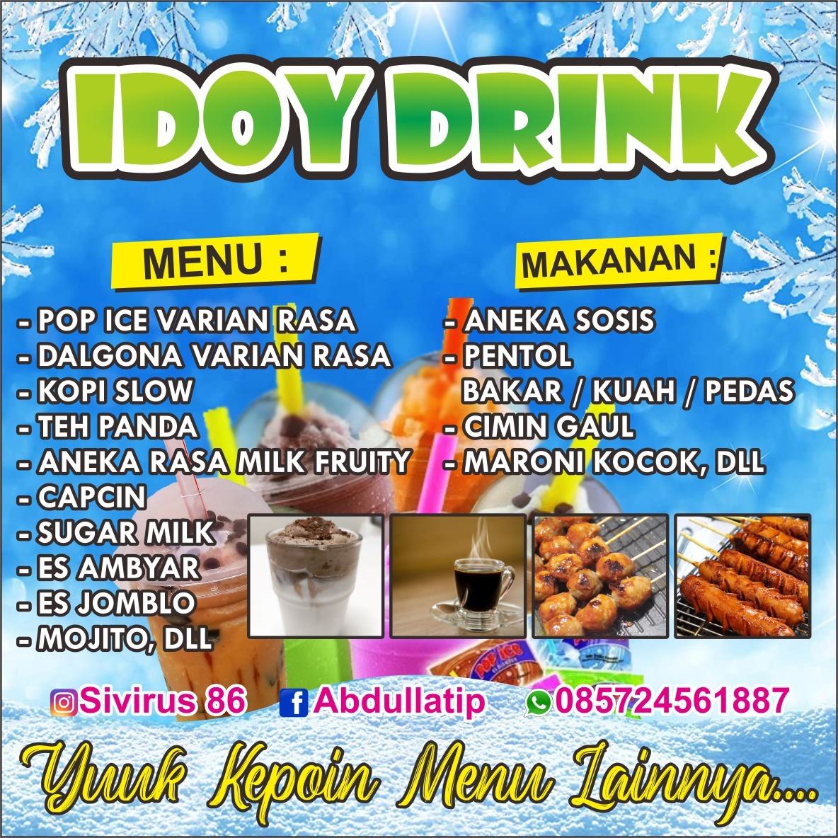 Detail Contoh Spanduk Makanan Dan Minuman Nomer 38