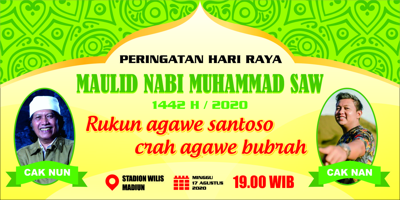 Detail Contoh Spanduk Maulid Nabi Muhammad Saw Nomer 21