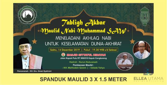 Detail Contoh Spanduk Maulid Nabi Muhammad Saw Nomer 32