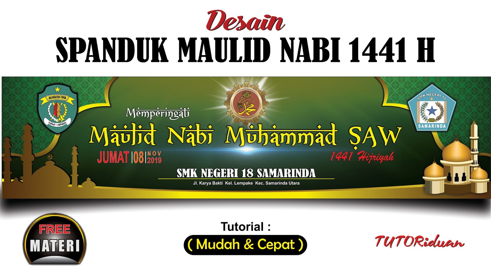 Detail Contoh Spanduk Maulid Nabi Muhammad Saw Nomer 48