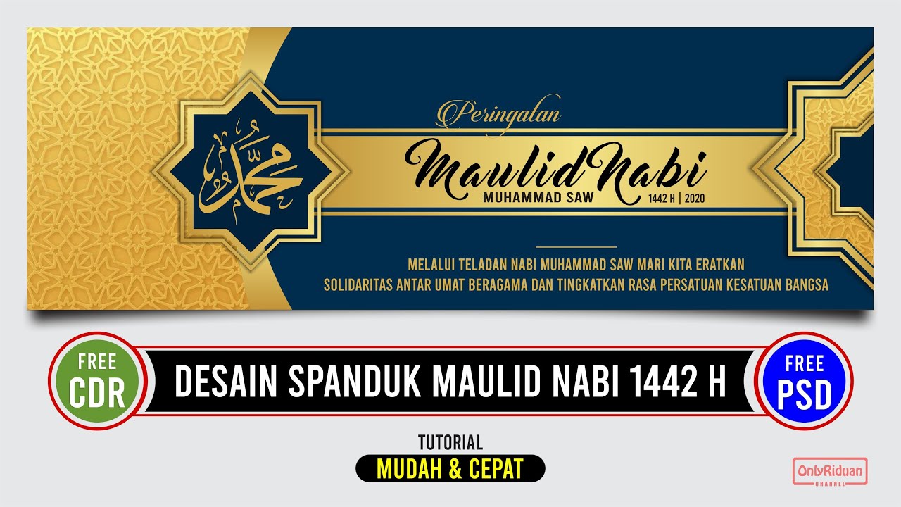 Detail Contoh Spanduk Maulid Nabi Muhammad Saw Nomer 10