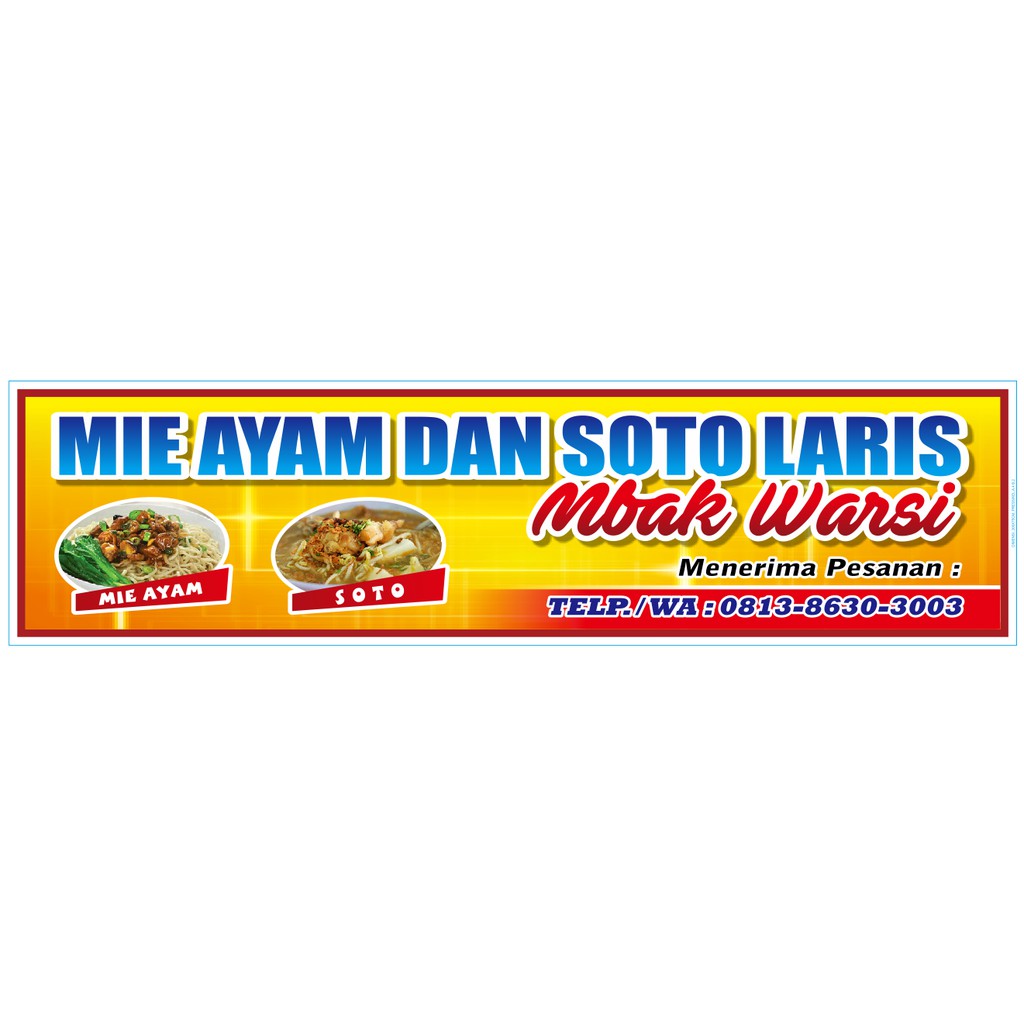 Detail Contoh Spanduk Mie Ayam Nomer 51