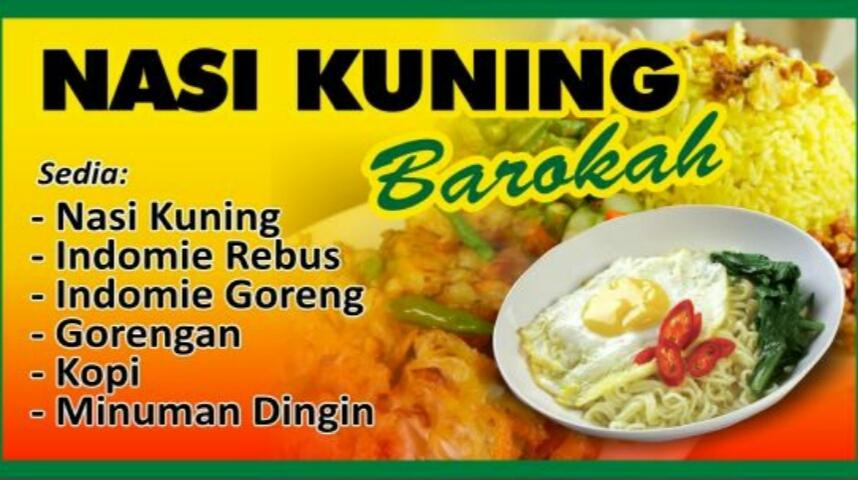 Detail Contoh Spanduk Nasi Kuning Nomer 37