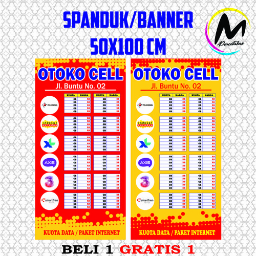 Detail Contoh Spanduk Paket Data Nomer 11