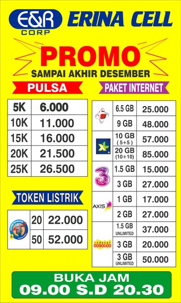 Detail Contoh Spanduk Paket Data Nomer 19