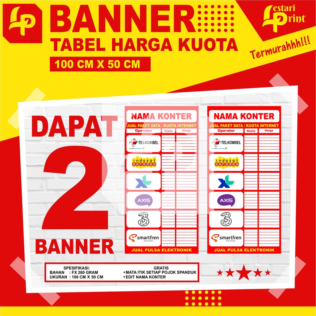 Detail Contoh Spanduk Paket Data Internet Nomer 44