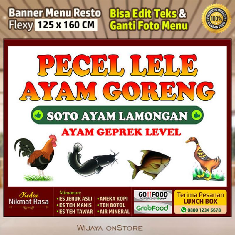 Detail Contoh Spanduk Pecel Lele Nomer 8