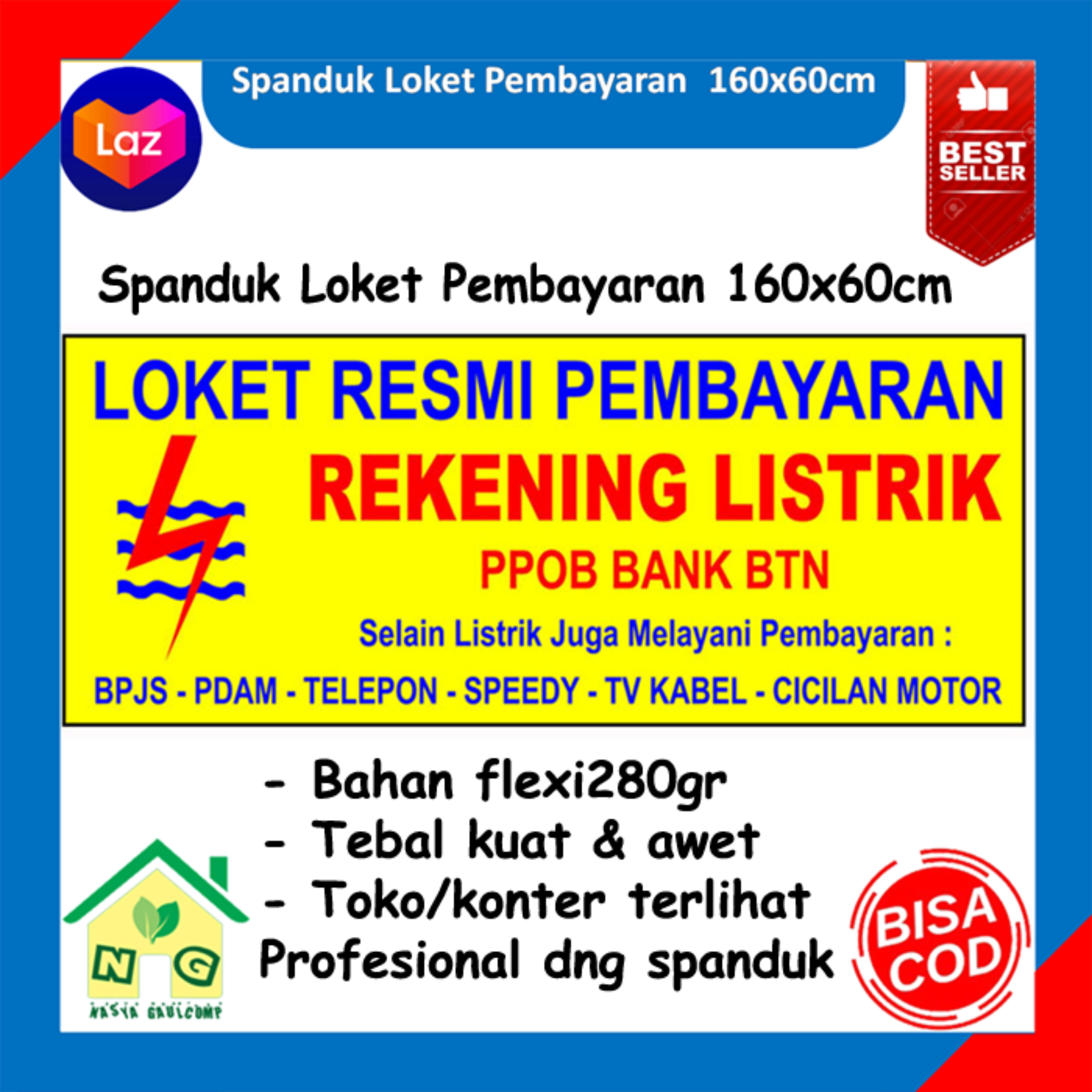 Detail Contoh Spanduk Pembayaran Listrik Nomer 3