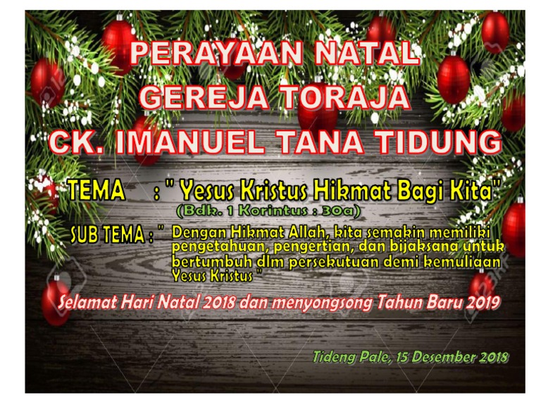 Detail Contoh Spanduk Perayaan Natal Nomer 32