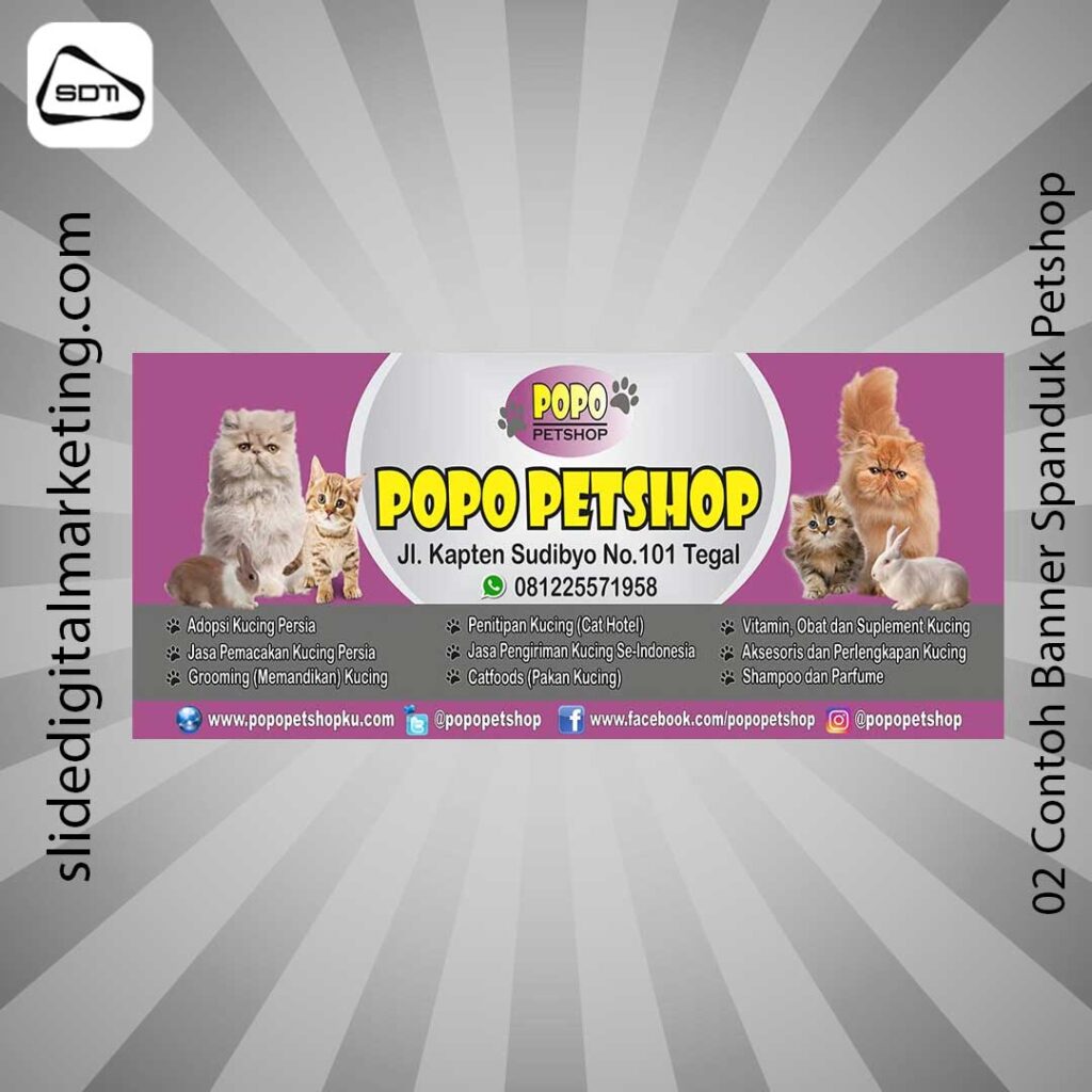 Detail Contoh Spanduk Petshop Nomer 2