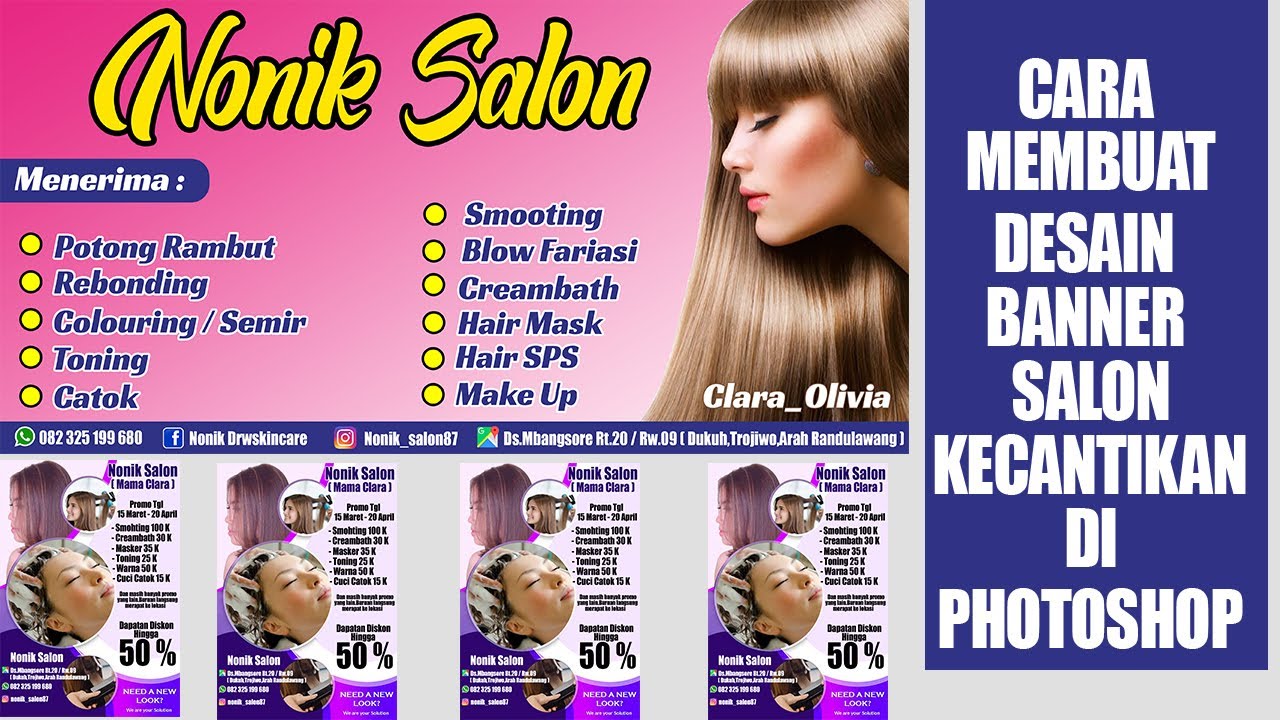 Detail Contoh Spanduk Salon Kecantikan Nomer 9