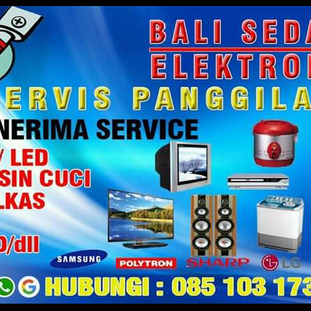 Detail Contoh Spanduk Service Elektronik Nomer 25