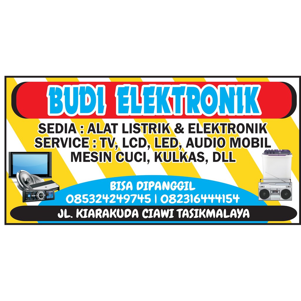 Detail Contoh Spanduk Servis Elektronik Nomer 12