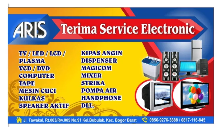 Detail Contoh Spanduk Servis Elektronik Nomer 4