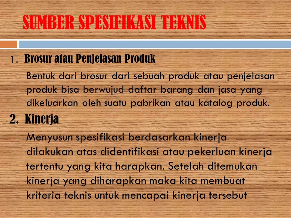 Detail Contoh Spesifikasi Produk Makanan Nomer 27