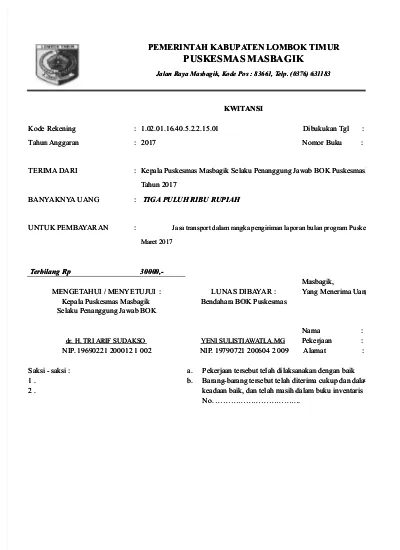 Detail Contoh Spj Atk Nomer 10