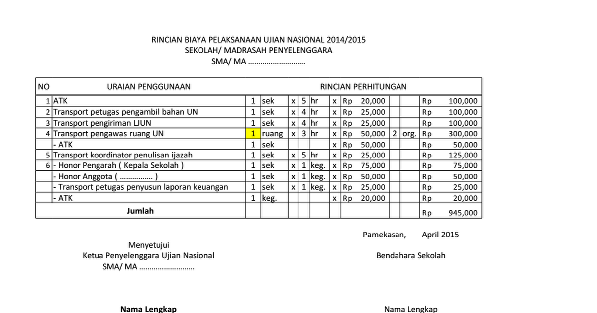 Detail Contoh Spj Atk Nomer 36