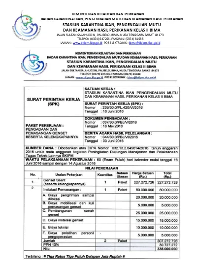 Detail Contoh Spk Pengadaan Barang Nomer 44