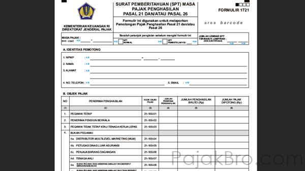 Contoh Spt Masa - KibrisPDR