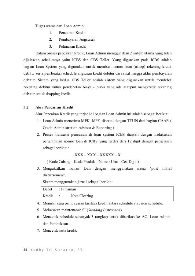 Detail Contoh Standing Instruction Nomer 33