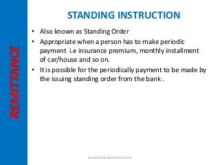 Detail Contoh Standing Instruction Nomer 38