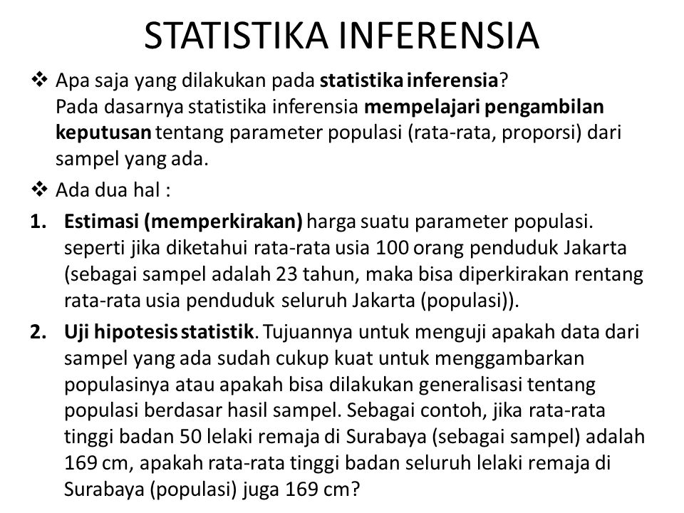 Detail Contoh Statistik Inferensial Nomer 50