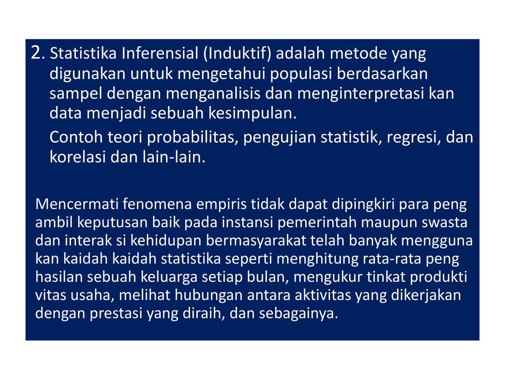 Detail Contoh Statistika Induktif Nomer 25