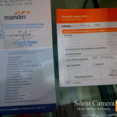 Detail Contoh Stempel Bank Mandiri Nomer 36