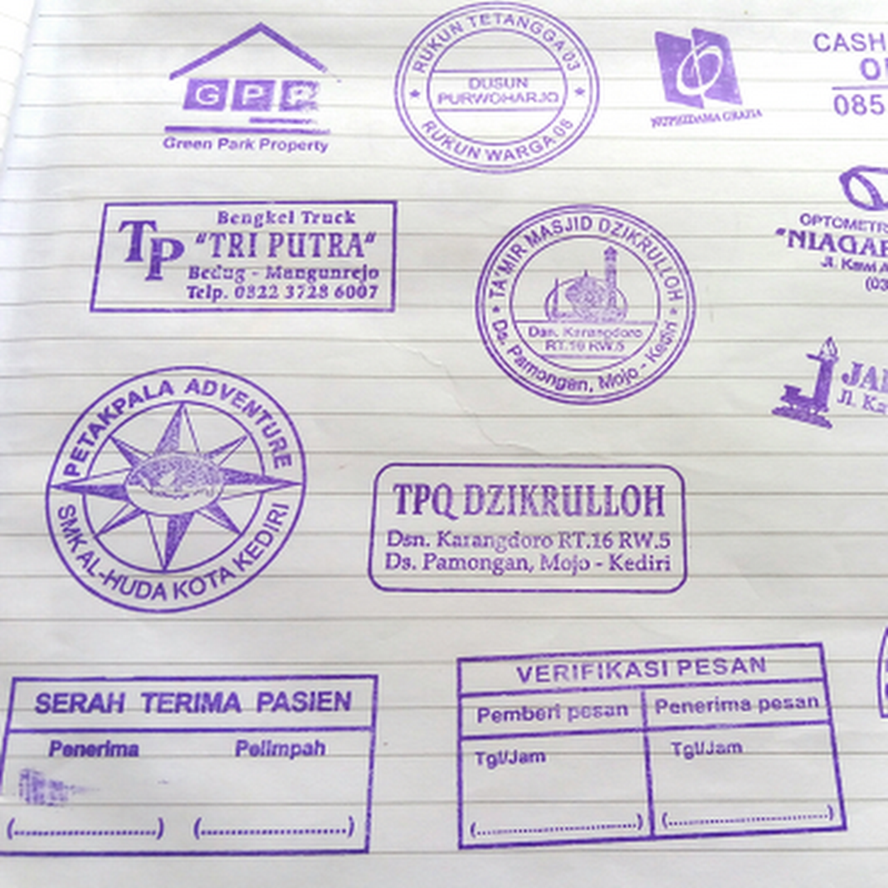 Detail Contoh Stempel Bengkel Nomer 16