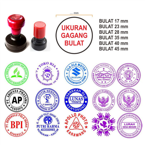 Detail Contoh Stempel Bulat Nomer 32