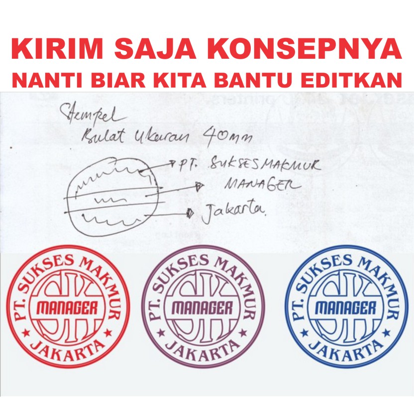 Detail Contoh Stempel Bulat Nomer 37