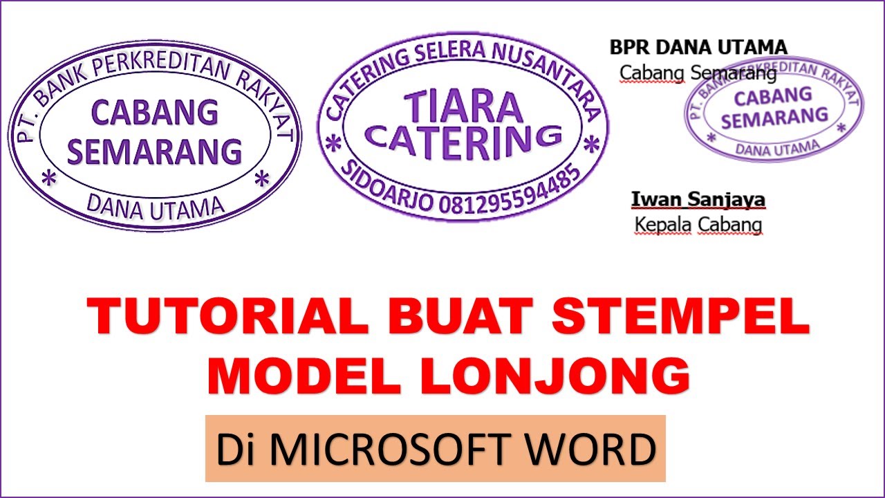 Detail Contoh Stempel Catering Nomer 25