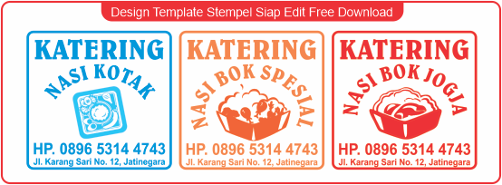 Detail Contoh Stempel Katering Makanan Nomer 5