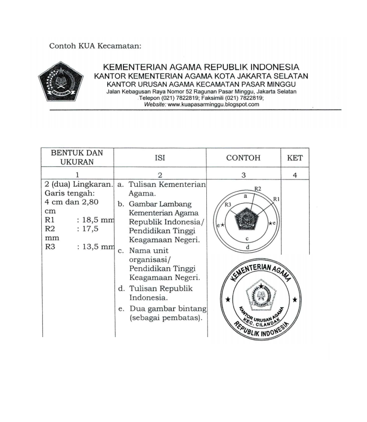 Detail Contoh Stempel Kecamatan Nomer 49