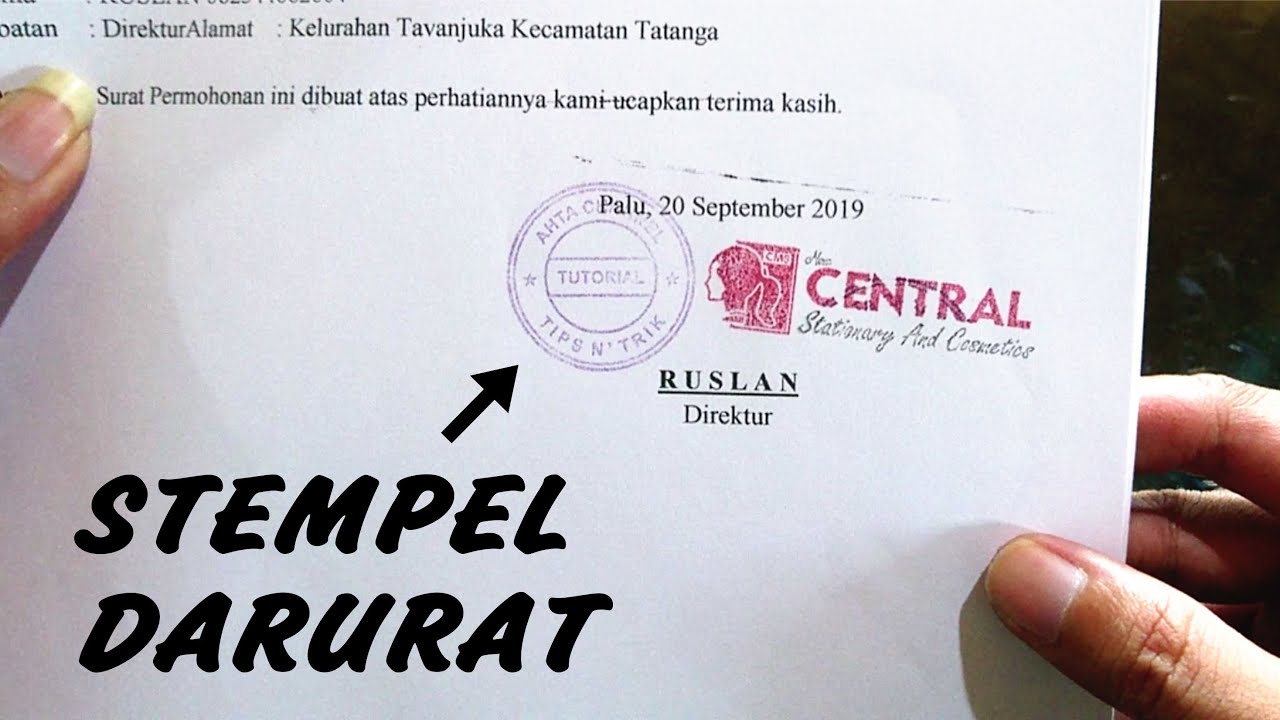 Detail Contoh Stempel Kelurahan Nomer 32