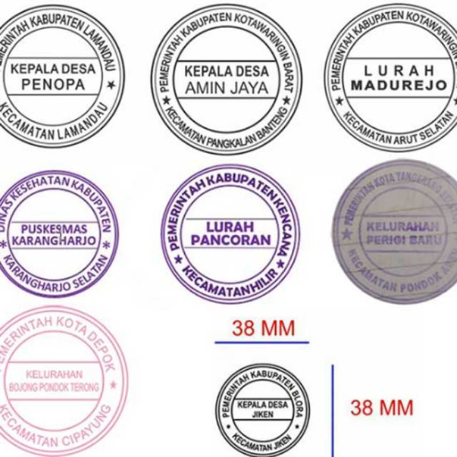 Detail Contoh Stempel Kelurahan Nomer 45