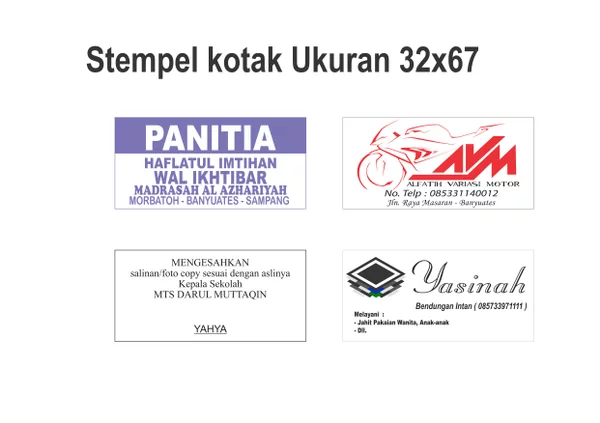 Detail Contoh Stempel Kotak Nomer 41
