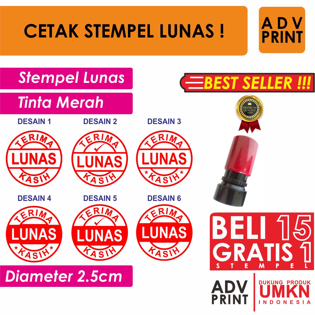 Detail Contoh Stempel Lunas Nomer 11